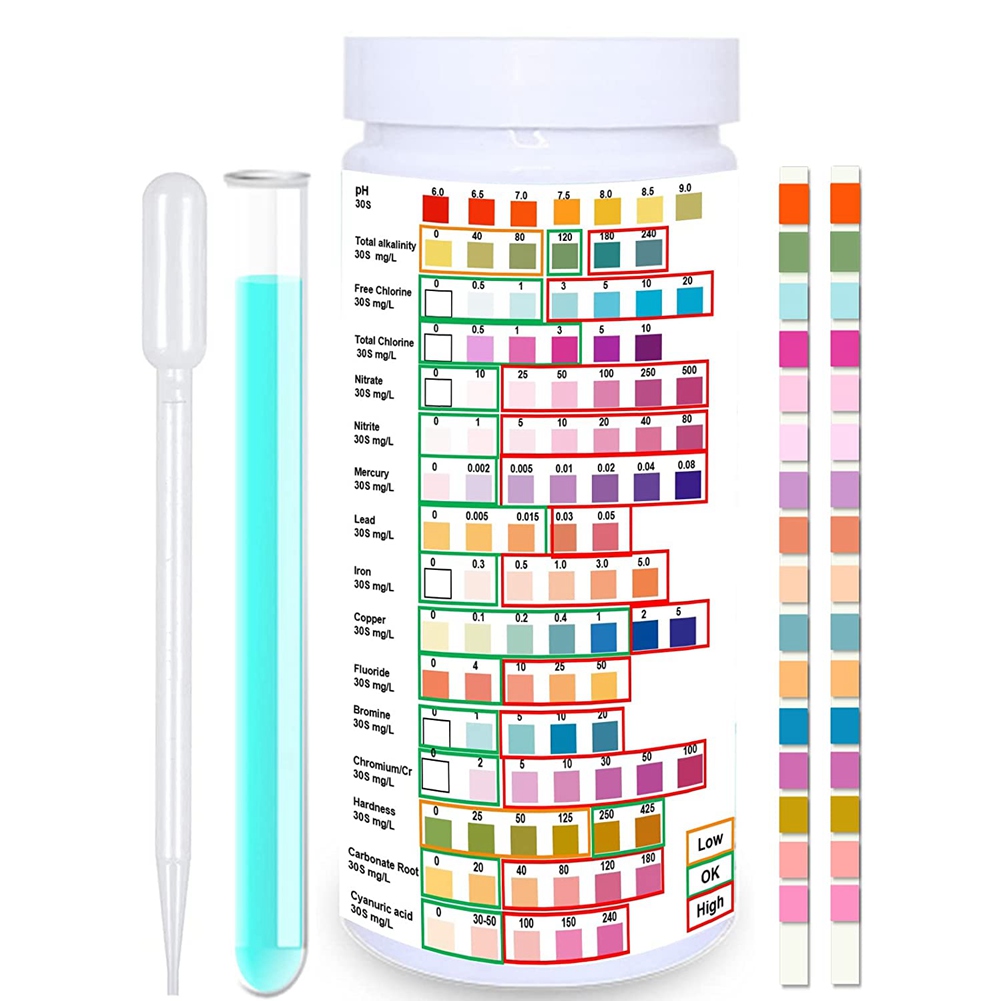 Ph Strip Test - Wasser teststreifen für den Trinkwasser-Epa-Level-Heimgebrauch, Wasser