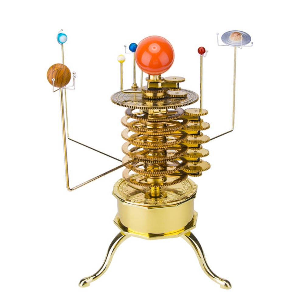 Solar System Orrery - 200-teiliges DIY 3D Metall-Modellbausatz des Sonnensystems
