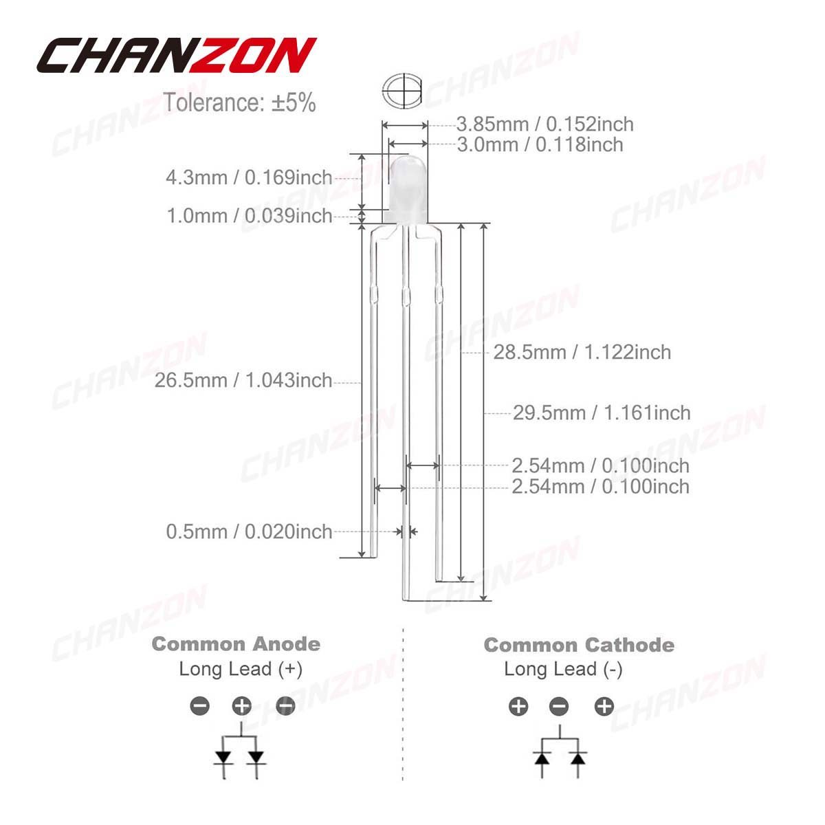 Zweifarbige 3 mm LED-Leuchtdio – Hobby Is Science Bewertung und Preis