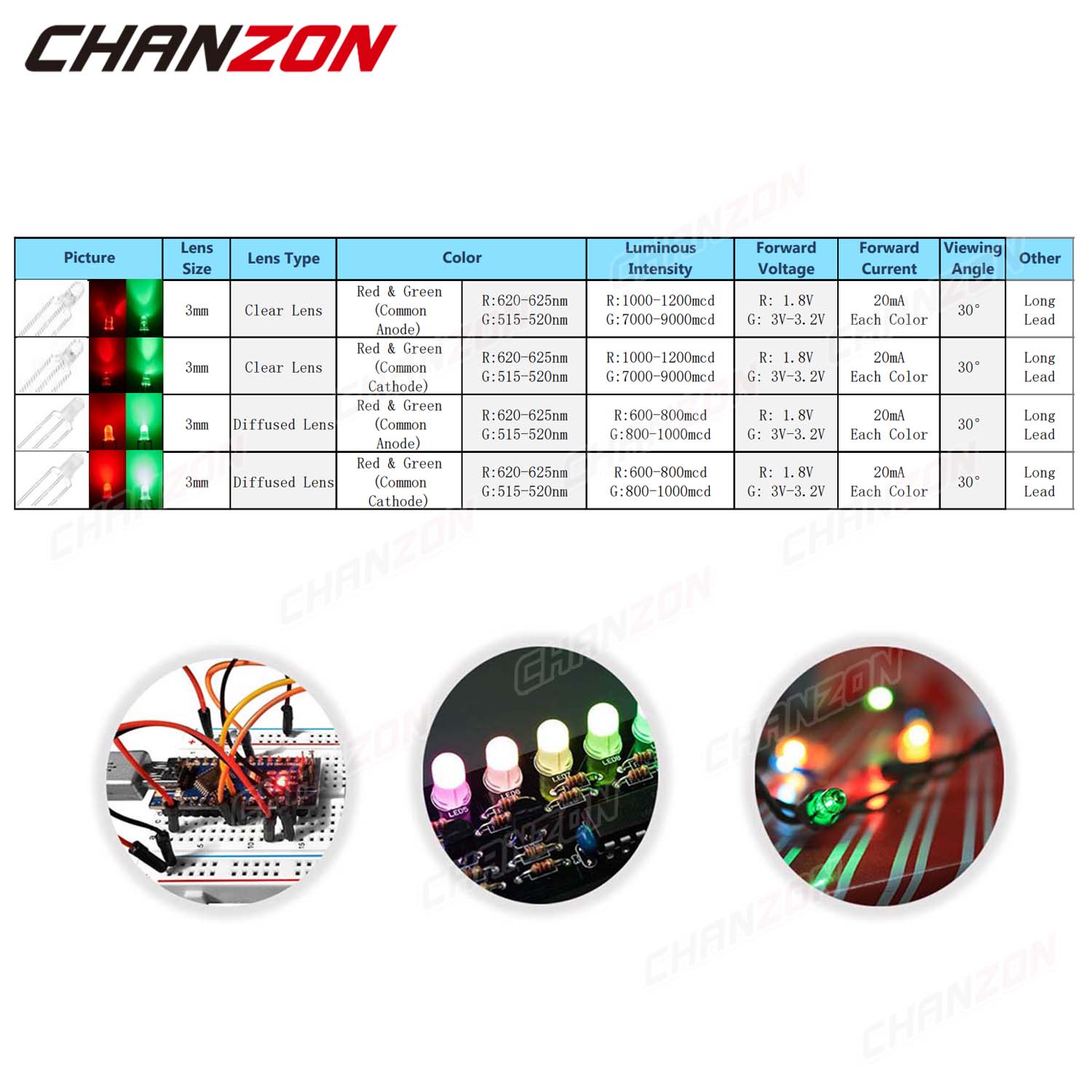 Zweifarbige 3 mm LED-Leuchtdio – Hobby Is Science Bewertung und Preis