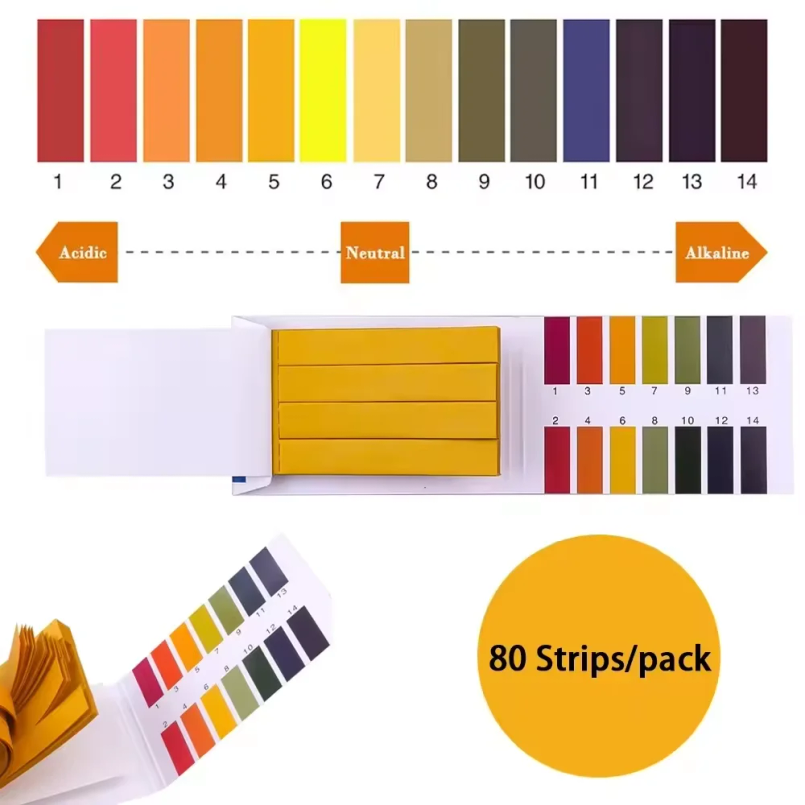 80 Teststreifen/Packung pH-Tes – Ph Strip Test Bewertung und Preis
