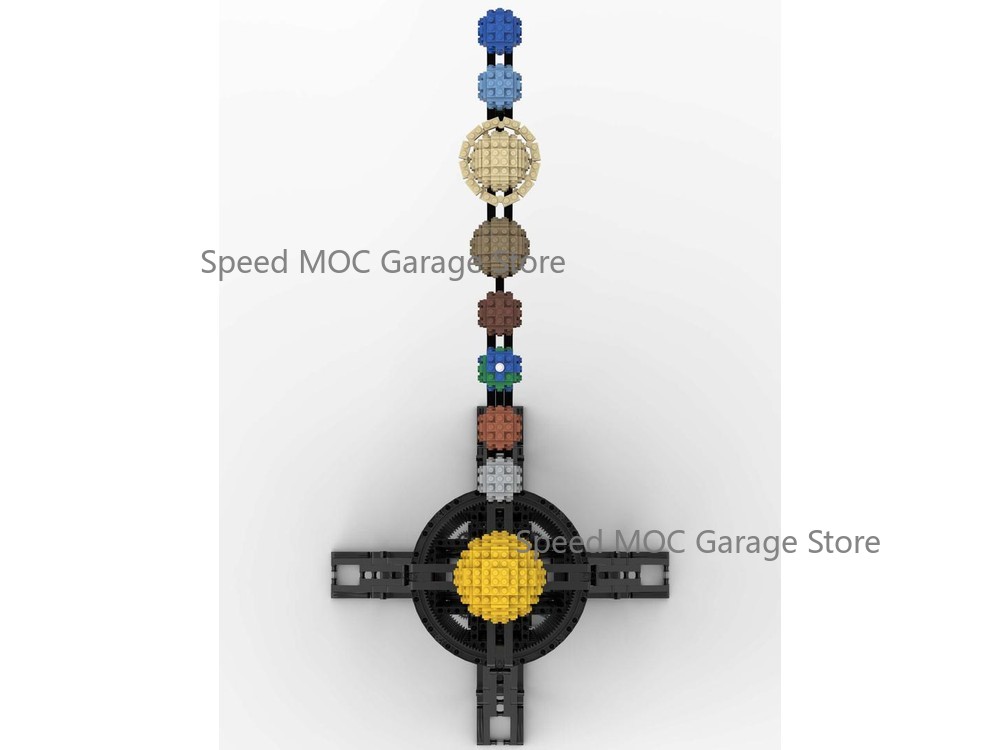MOC-38774 Mechanisches Sonnens – Solar System Orrery Bewertung und Preis