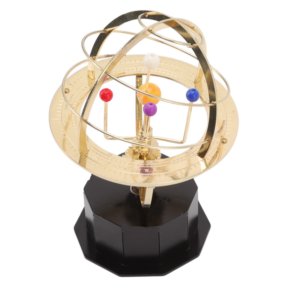 Goldfarbenes Eisen-Sonnensyste – Solar System Orrery Bewertung und Preis