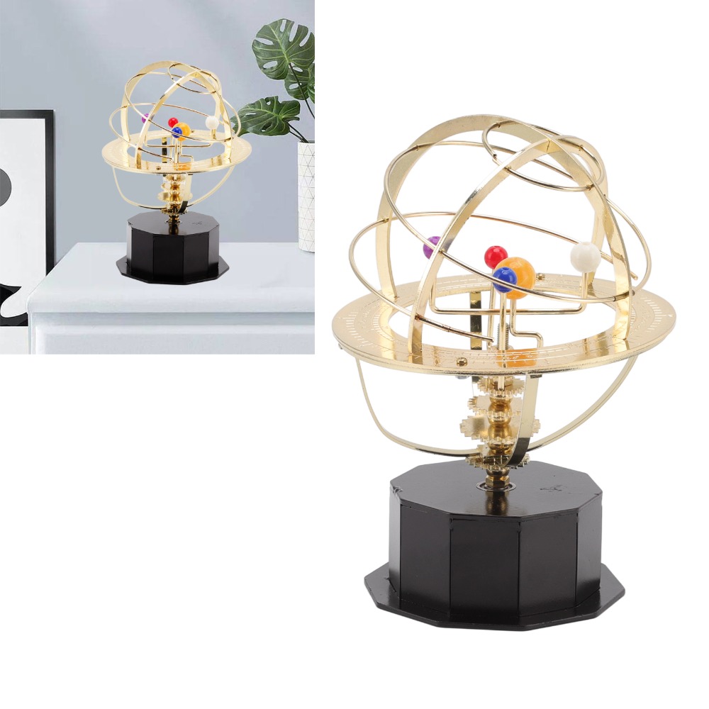 Goldfarbenes Eisen-Sonnensyste – Solar System Orrery Bewertung und Preis