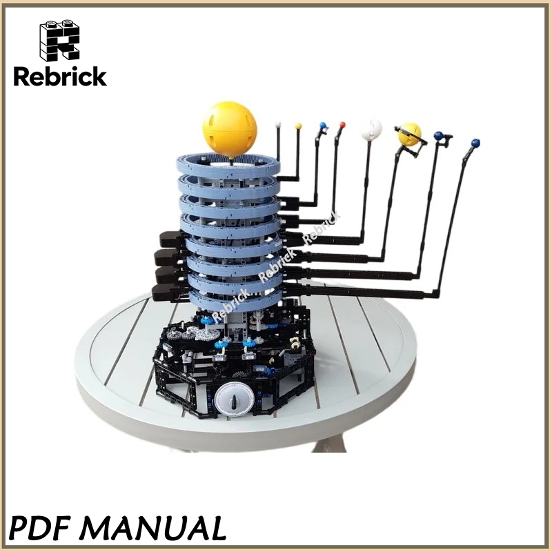 Exquisites MOC-Konstruktionsba – Solar System Orrery Bewertung und Preis
