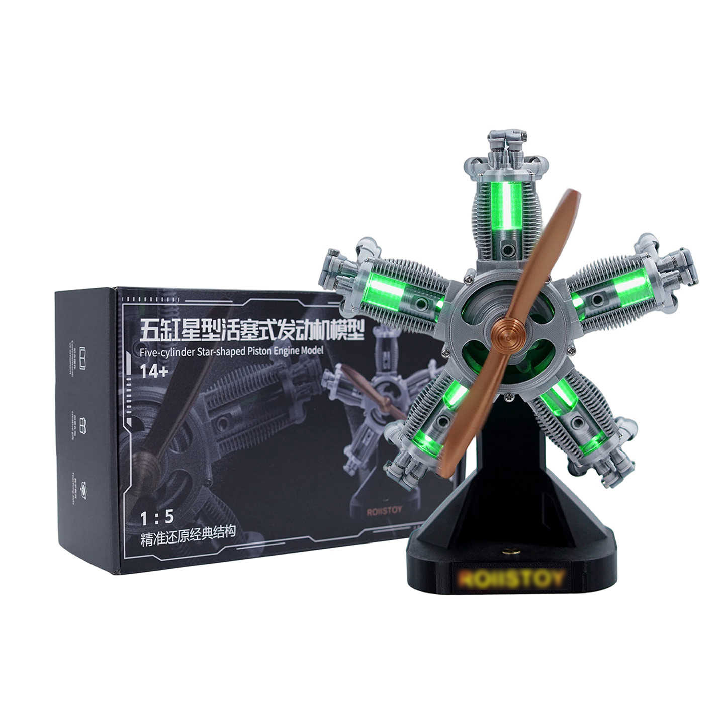 1:5 Maßstab 5-Zylinder 4-Takt  – Hobby Is Science Bewertung und Preis
